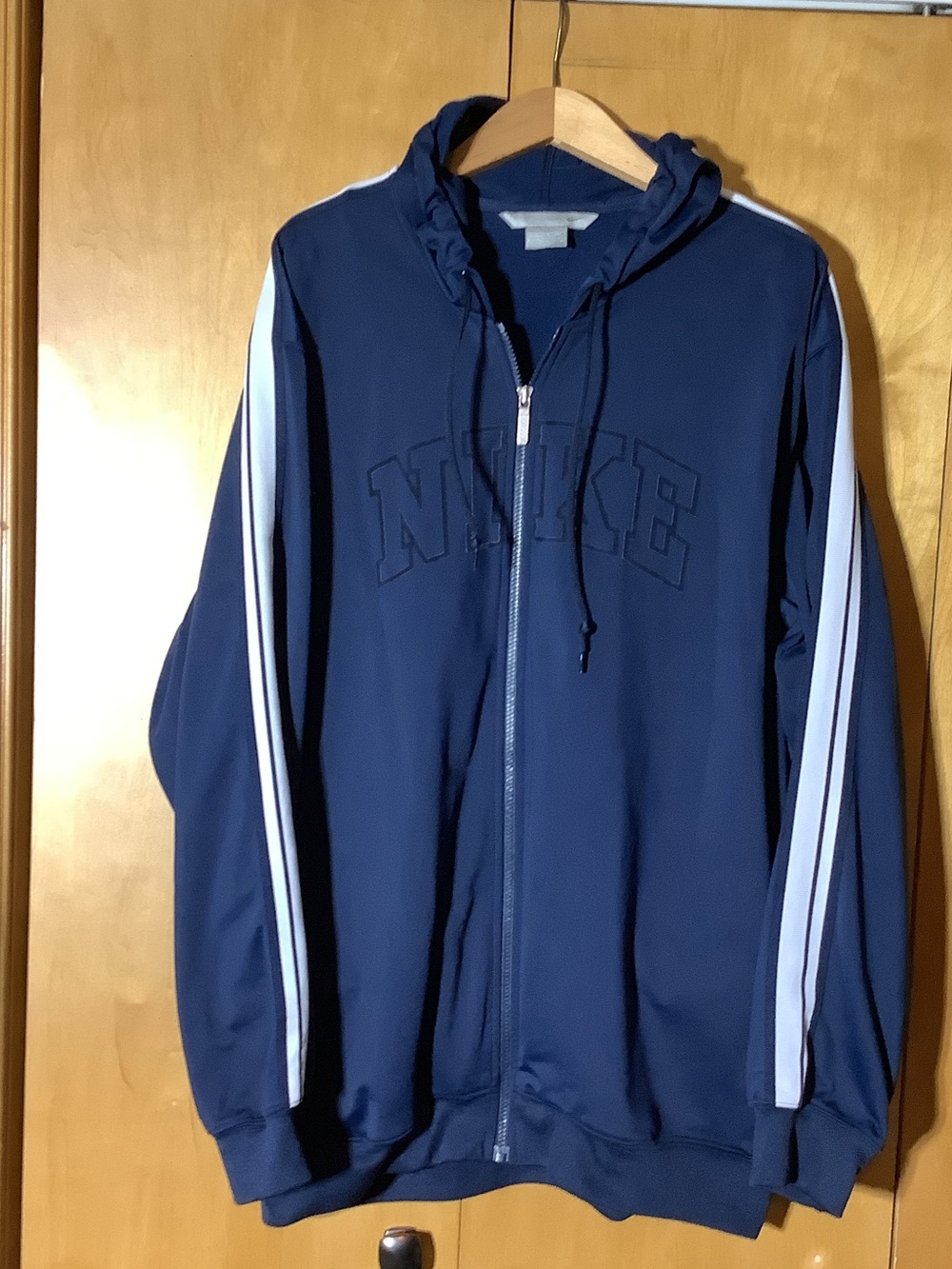 Nike navy full zip, size XXL